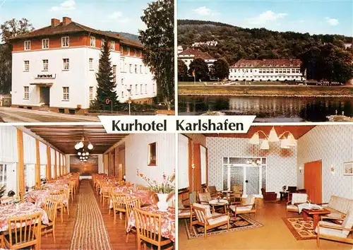 AK / Ansichtskarte  Karlshafen_Bad Kurhotel Gastraeume