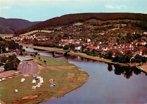 AK / Ansichtskarte  Bad_Karlshafen Panorama Blick vom Saengertempel