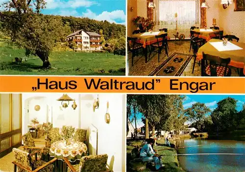 AK / Ansichtskarte  Engar Gaestehaus Pension Haus Waltraud Angeln