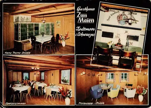 AK / Ansichtskarte  Todtmoos Gasthaus Zum Maien Hans Thoma Stueble Speisezimmer Maiensepp Stueble