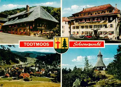 AK / Ansichtskarte 73935177 Todtmoos Schwarzwaldhaus Hotel Loewen Panorama Hochkopfturm