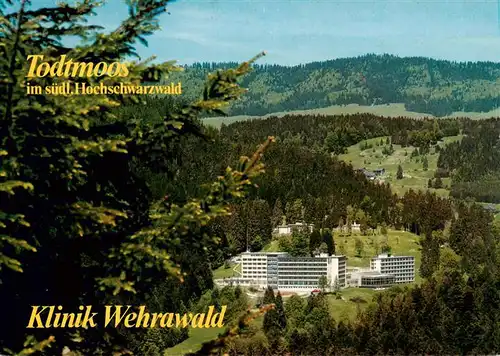 AK / Ansichtskarte 73935188 Todtmoos Klinik Wehrawald der BfA 