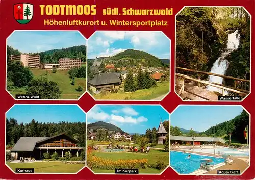 AK / Ansichtskarte  Todtmoos Wehra Wald Panorama Wasserfaelle Kurhaus Kurpark Aqua Treff