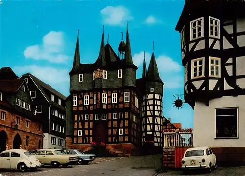 AK / Ansichtskarte  Frankenberg__Eder Rathaus