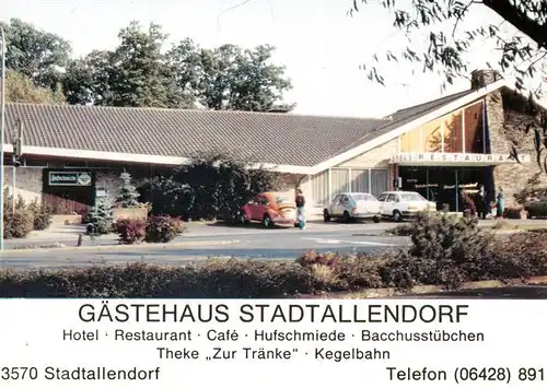 AK / Ansichtskarte 73935248 Stadtallendorf Gaestehaus Stadtallendorf Hotel Restaurant