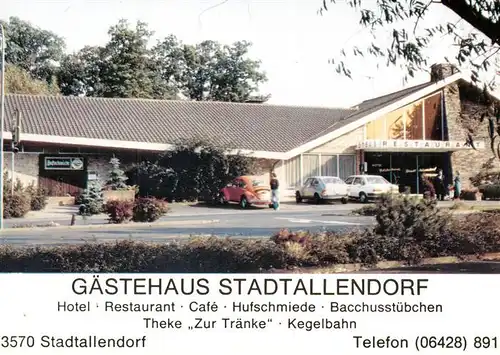 AK / Ansichtskarte  Stadtallendorf Gaestehaus Stadtallendorf Hotel Restaurant