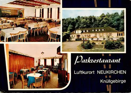 AK / Ansichtskarte  Neukirchen_Knuellgebirge Parkrestaurant ADAC Hotel Gastraeume