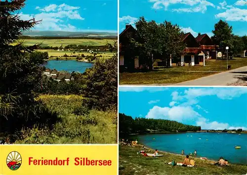AK / Ansichtskarte 73935279 Frielendorf Feriendorf Silbersee Bungalows Seepartie