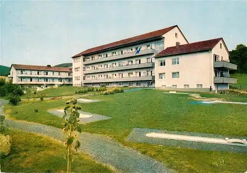 AK / Ansichtskarte  Neukirchen_Knuellgebirge Waldsanatorium Urbachtal und Klinik Dr Bartsch KG 