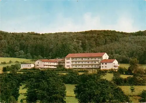 AK / Ansichtskarte 73935296 Neukirchen_Knuellgebirge Waldsanatorium Urbachtal und Klinik Dr Bartsch KG 