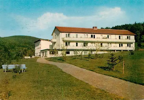 AK / Ansichtskarte  Neukirchen_Knuellgebirge Waldsanatorium Urbachtal und Klinik Dr Bartsch KG 