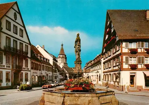 AK / Ansichtskarte  Gengenbach Marktbrunnen