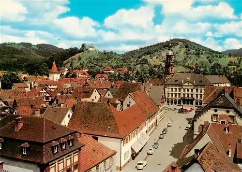 AK / Ansichtskarte  Gengenbach Panorama mit Stadtkirche