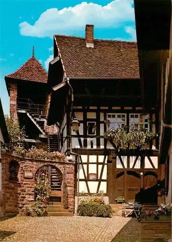 AK / Ansichtskarte  Gengenbach Schwedenturm und Gerberhaus am Gaensbuehl