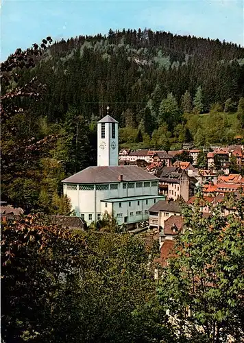 AK / Ansichtskarte  Triberg Stadtkirche St Clemens Maria Hofbauer