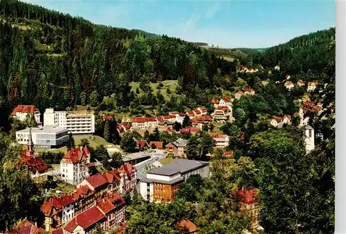 AK / Ansichtskarte  Triberg Panorama mit Hotel Badener Hof und Kurhaus