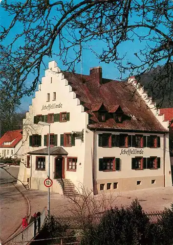 AK / Ansichtskarte  Achdorf_Blumberg Gasthof Pension Neue Scheffellinde