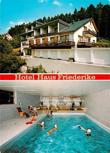 AK / Ansichtskarte  Stryck Hotel Pension Haus Friederike Hallenbad