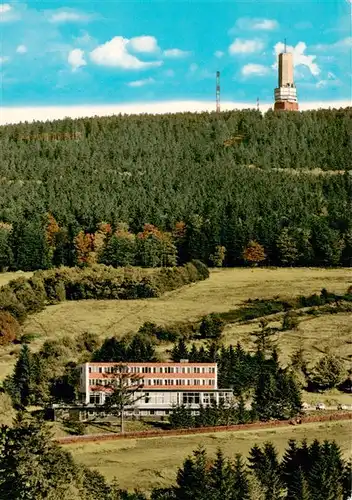 AK / Ansichtskarte 73935493 Oberreifenberg Naturfreundehaus Aussichtsturm