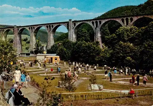 AK / Ansichtskarte  Willingen_Sauerland Kleingolfplatz am Viadukt