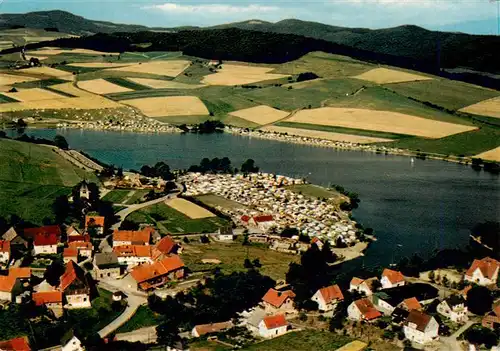 AK / Ansichtskarte  Heringhausen_Diemelsee_Waldeck Fliegeraufnahme