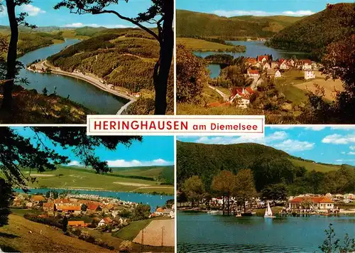 AK / Ansichtskarte  Heringhausen_Diemelsee_Waldeck Panorama Luftkurort im Naturpark Diemelsee