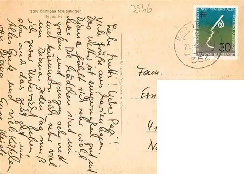 AK / Ansichtskarte  Marlenheim Schullandheim