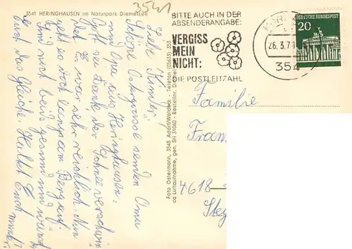 AK / Ansichtskarte  Heringhausen_Diemelsee_Waldeck Campingplatz Naturpark Diemelsee
