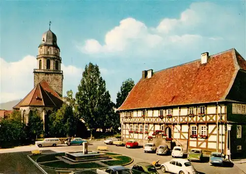 AK / Ansichtskarte  Zierenberg Marktplatz