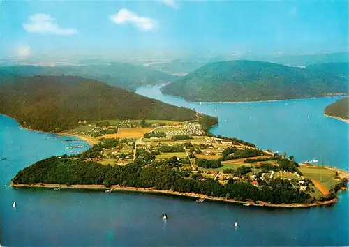 AK / Ansichtskarte  Scheid_Halbinsel_Hessen mit Edersee