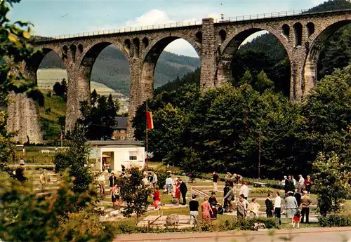 AK / Ansichtskarte  Willingen_Sauerland Kleingolfplatz mit Viadukt