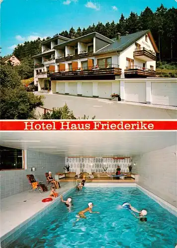 AK / Ansichtskarte  Stryck Hotel Pension Haus Friederike Hallenbad