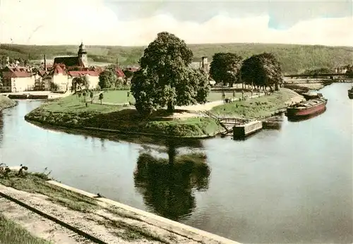 AK / Ansichtskarte  Hann._Muenden Werra und Fulda Zusammenfluss