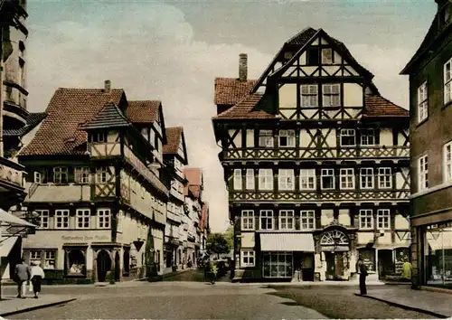 AK / Ansichtskarte  Hann._Muenden Alte Haeuser in der Langestrasse