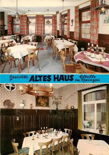 AK / Ansichtskarte 73935771 Eltville_Rhein Gaststaette Altes Haus Gastraeume