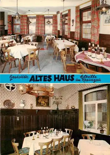 AK / Ansichtskarte  Eltville_Rhein Gaststaette Altes Haus Gastraeume