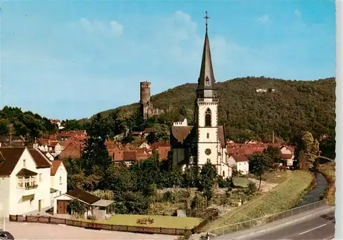 AK / Ansichtskarte  Eppstein_Taunus Panorama mit Kirche und Burg