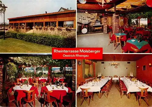 AK / Ansichtskarte 73935878 Oestrich-Winkel Rheinterrase Molsberger Gastraeume