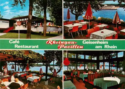 AK / Ansichtskarte 73935917 Geisenheim_Rheingau Cafe Restaurant Rheingau Pavillon Gastraeume