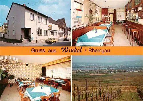 AK / Ansichtskarte  Winkel_Oestrich-Winkel Restaurant Zum Taunus Gastraeume Panorama