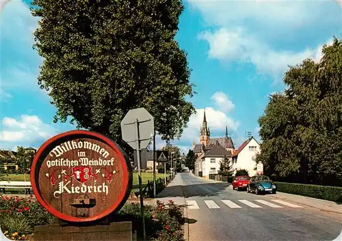AK / Ansichtskarte  Kiedrich Ortseingang