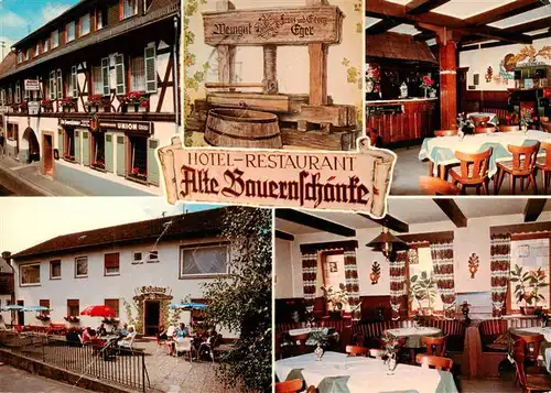 AK / Ansichtskarte  Oestrich-Winkel Hotel Restaurant Alte Bauernschaenke Gastraeume