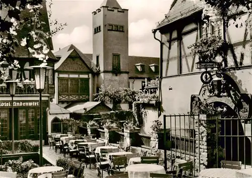 AK / Ansichtskarte  Ruedesheim_am_Rhein Lindenwirt Freiterrasse