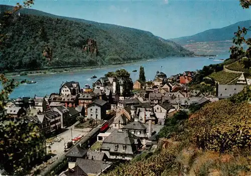 AK / Ansichtskarte  Assmannshausen_Rhein Panorama mit Jugoslawien Express