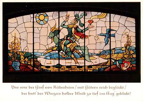 AK / Ansichtskarte  Ruedesheim_am_Rhein Weinhaus Ruedesheimer Bergkeller Graf von Ruedesheim