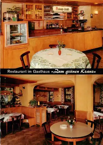 AK / Ansichtskarte 73936019 Ruedesheim_am_Rhein Restaurant im Gasthaus Zum gruenen Kranz