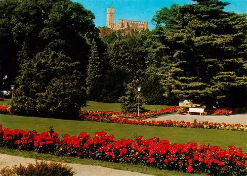 AK / Ansichtskarte  Koenigstein__Taunus Kurpark mit Burgruine