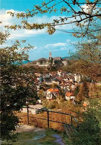 AK / Ansichtskarte  Koenigstein__Taunus Ortspartie mit Festungsruine