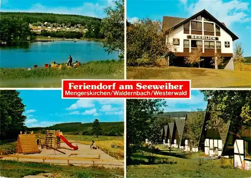 AK / Ansichtskarte 73936074 Waldernbach Feriendorf am Seeweiher Seeblick Spielplatz Bungalowsiedlung