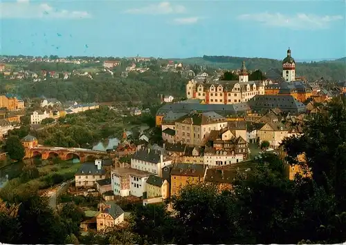 AK / Ansichtskarte  Weilburg Panorama mit Schloss